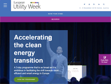 Tablet Screenshot of european-utility-week.com
